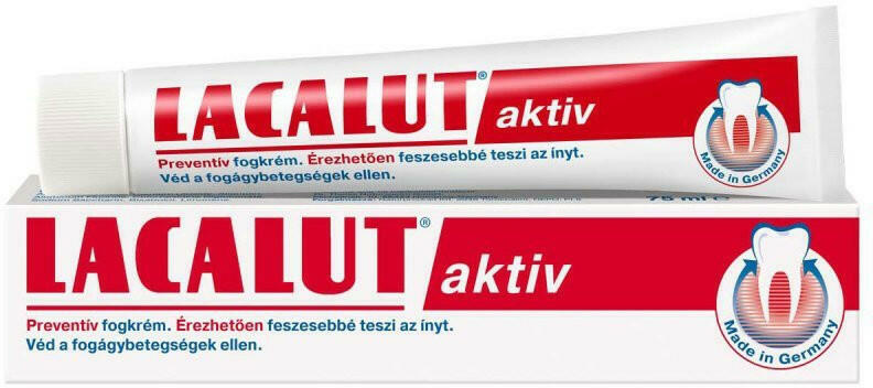 Vásárlás: Lacalut Aktiv 75 ml Fogkrém árak összehasonlítása, Aktiv75ml  boltok