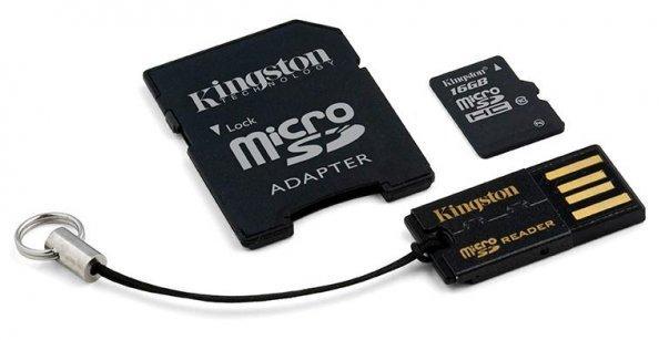 Vásárlás: Kingston microSDHC 16GB C10 Multi kit/Mobility Kit MBLY10G2/16GB,  eladó Memóriakártya, olcsó memory card árak