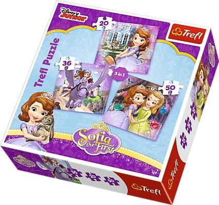 Vásárlás: Trefl Disney Szófia hercegnő 3 az 1-ben 20,36 és 50 db-os (34814)  Puzzle árak összehasonlítása, Disney Szófia hercegnő 3 az 1 ben 20 36 és 50  db os 34814 boltok