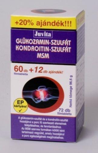 Jutavit Glükozamin-szulfát, Kondroitin-szulfát és MSM speciális tápszer db