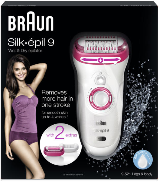 Braun Silk-épil 9 SE9521 Epilator - Preturi, Epilator magazine