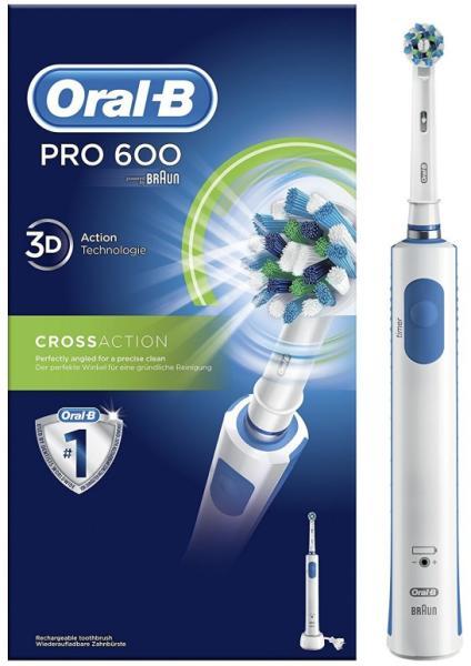 Oral-B Pro 600 Cross Action elektromos fogkefe vásárlás, olcsó Oral-B Pro  600 Cross Action elektromos fogkefe árak, akciók