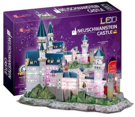 Vásárlás: CubicFun Neuschwanstein-i kastély LED világítással 128 db-os  (L174H) 3D puzzle árak összehasonlítása, Neuschwanstein i kastély LED  világítással 128 db os L 174 H boltok