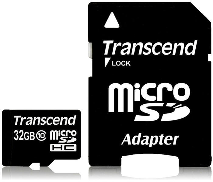 microSDHC 32GB C10 + Adapter (TS32GUSDHC10)