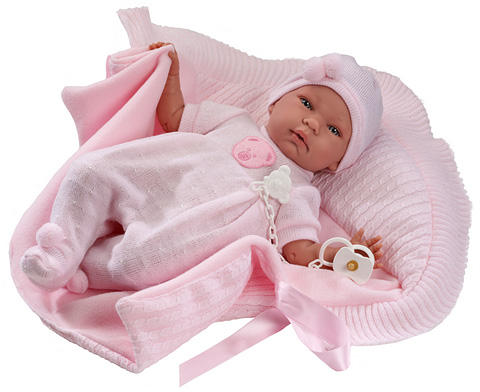 Llorens Bebelus fetita nou nascuta care plange cu patura 40 cm (74008) ( Papusa) - Preturi