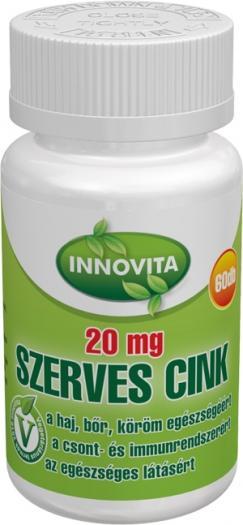 Vásárlás: Innovita Szerves Cink tabletta 60db Táplálékkiegészítő árak  összehasonlítása, Szerves Cink tabletta 60 db boltok