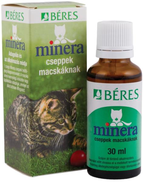 Vásárlás: BÉRES Minera cseppek macskáknak 30ml Vitamin, táplálékkiegészítő  macskáknak árak összehasonlítása, Minera cseppek macskáknak 30 ml boltok