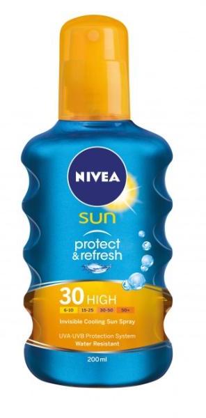 Nivea Sun Protect&Refresh - Spray pentru protectie solara SPF 30 200ml ( Lotiune de plaja) - Preturi