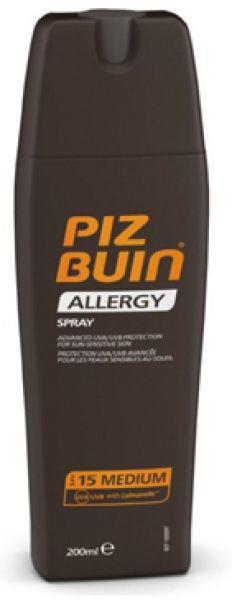 PIZ BUIN Allergy Spray - Lotiune spray pentru protectie solara SPF 15 200ml  (Lotiune de plaja) - Preturi