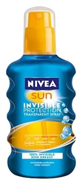 Nivea Sun Invisible Protection - Spray pentru protectie solara SPF 30 200ml  (Lotiune de plaja) - Preturi