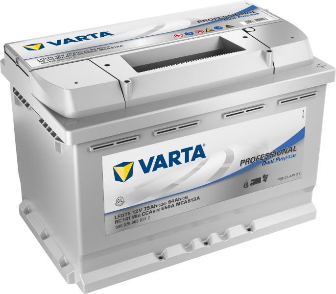 Vásárlás: VARTA Professional Dual Purpose 75Ah 650A right+ (930075065)  Teherautó-, hajó-, lakókocsi akkumulátor árak összehasonlítása,  Professional Dual Purpose 75 Ah 650 A right 930075065 boltok