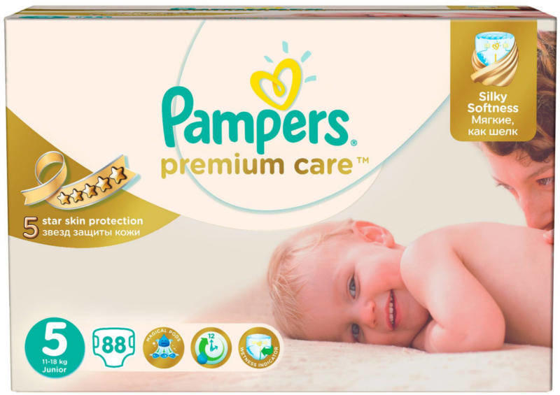 Pampers Premium Care 5 Junior 11-25 kg Mega Box - 88 buc (Scutec) - Preturi