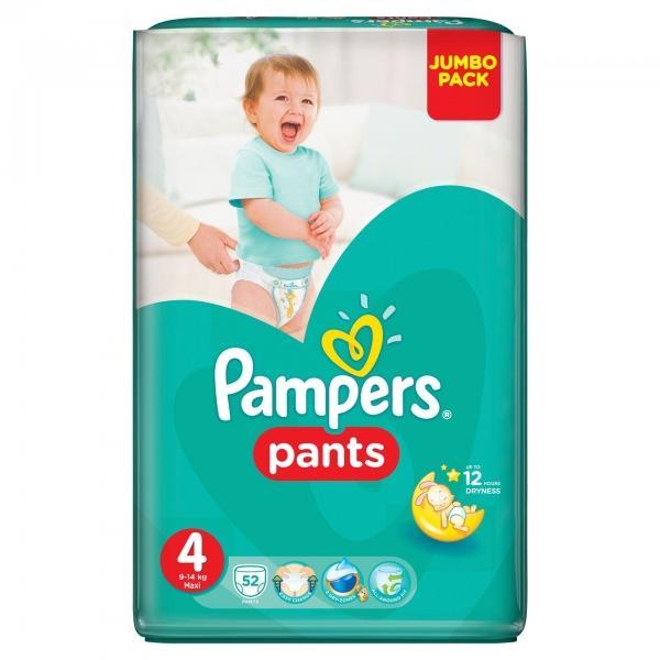 Pampers Active Baby Pants 4 Maxi 9-14 kg Jumbo Pack - 52 buc (Scutec) -  Preturi