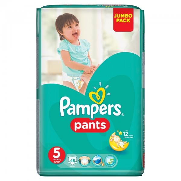 Pampers Active Baby Pants 5 Junior kg) Jumbo Pack - 48 buc -