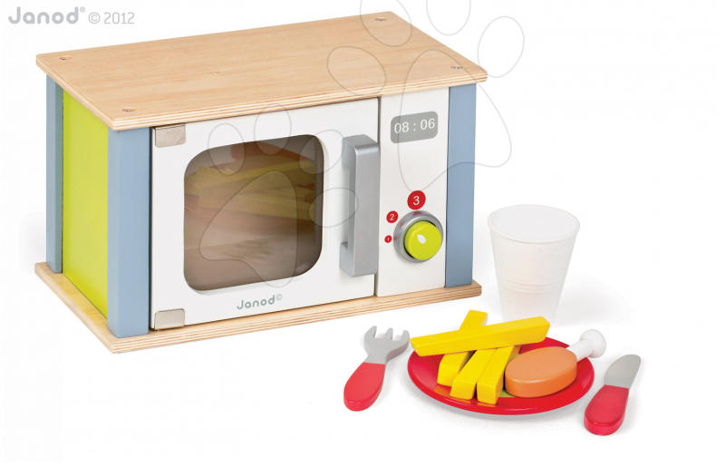 Vásárlás: Janod Fa Mikrohullámú Sütő (6540) Gyermek konyha árak  összehasonlítása, Fa Mikrohullámú Sütő 6540 boltok