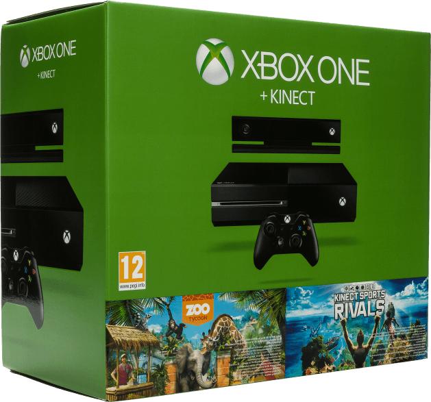 Microsoft Xbox One 500GB + Kinect + Kinect Sports Rivals vásárolj már 0  Ft-tól