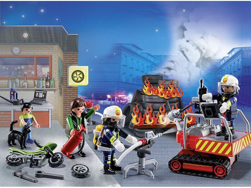 Vásárlás: Playmobil Adventi naptár - Tűzoltás az autójavítóban (5495)  Playmobil árak összehasonlítása, Adventi naptár Tűzoltás az autójavítóban  5495 boltok