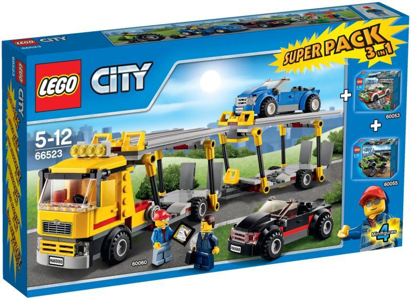 Vásárlás: LEGO® City - Jármű Super Pack 3in1 (66523) LEGO árak  összehasonlítása, City Jármű Super Pack 3 in 1 66523 boltok