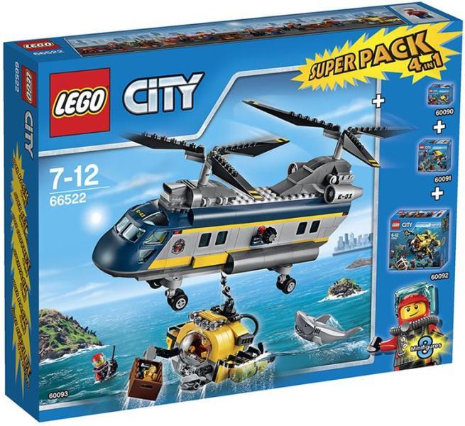 Vásárlás: LEGO® City - Mélytengeri felfedezők Super Pack 4in1 (66522) LEGO  árak összehasonlítása, City Mélytengeri felfedezők Super Pack 4 in 1 66522  boltok