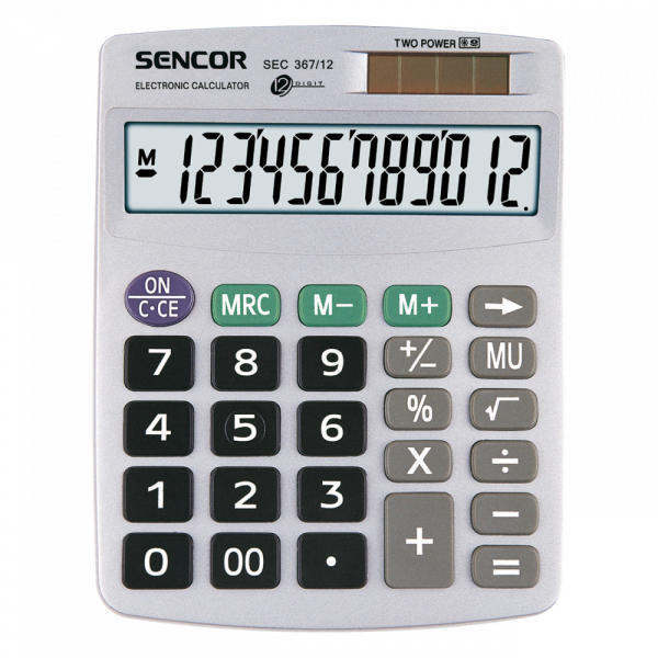 Vásárlás: Sencor SEC 367/12 Számológép árak összehasonlítása, SEC 367 12  boltok