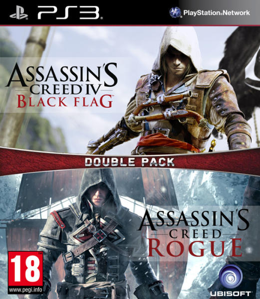 Vásárlás: Ubisoft Double Pack: Assassin's Creed IV Black Flag + Assassin's  Creed Rogue (PS3) PlayStation 3 játék árak összehasonlítása, Double Pack  Assassin s Creed IV Black Flag Assassin s Creed Rogue PS 3 boltok