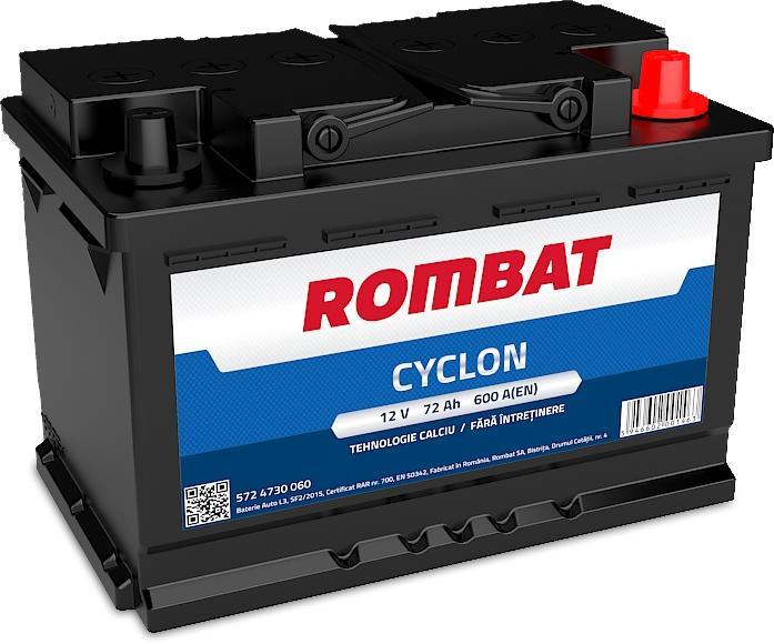 Watchful By-product bust ROMBAT Cyclon 72Ah EN 600A (Acumulator auto) - Preturi