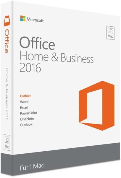 Office 2016 Home & Business for Mac W6F-00627