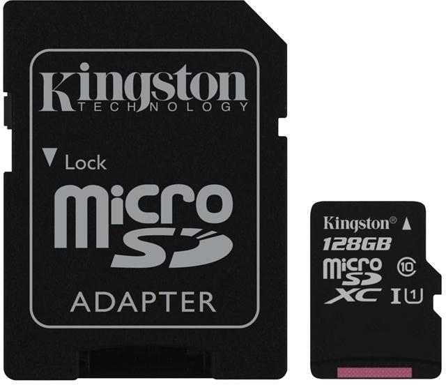 Vásárlás: Kingston microSDXC 128GB C10/U1/UHS-I SDC10G2/128GB, eladó  Memóriakártya, olcsó memory card árak
