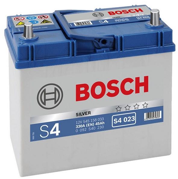 Bosch S4 45Ah EN 330A right+ (S4 023) (0092S40230) (Acumulator auto) -  Preturi