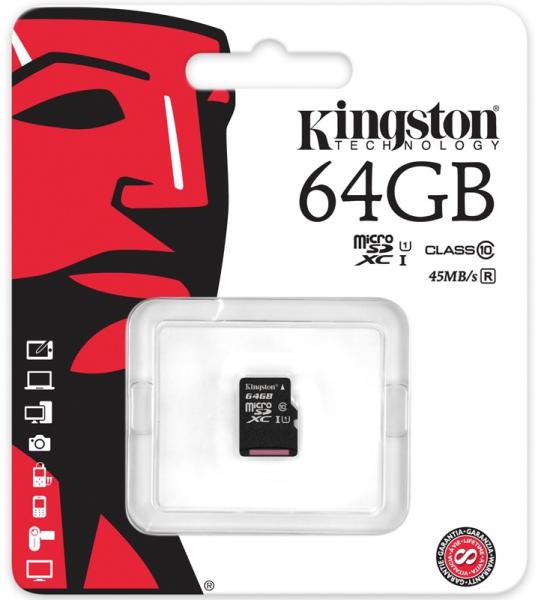Vásárlás: Kingston microSDXC 64GB C10/UHS-I SDC10G2/64GBSP, eladó  Memóriakártya, olcsó memory card árak