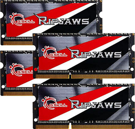 Ripjaws 32GB (4x8GB) DDR3L 1600MHz F3-1600C9Q-32GRSL
