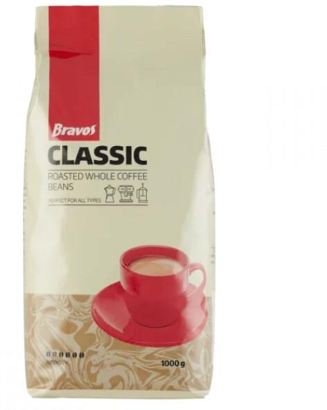 Vásárlás: Bravos Classic szemes 1 kg Kávé, kávépor árak összehasonlítása,  Classicszemes1kg boltok