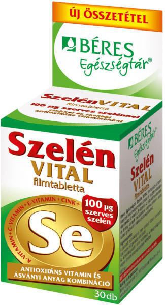 Vásárlás: BÉRES Szelén VITAL (30db) Táplálékkiegészítő árak  összehasonlítása, Szelén VITAL 30 db boltok