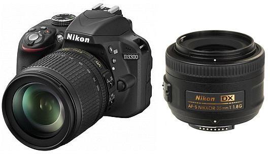 Nikon D3300 + 18-105mm + 35mm - Árukereső.hu