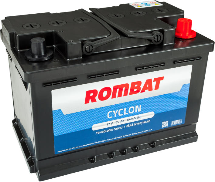 ROMBAT Cyclon 77Ah 640A (Acumulator auto) - Preturi