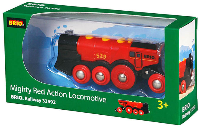 Piros Action lokomotív (33592)