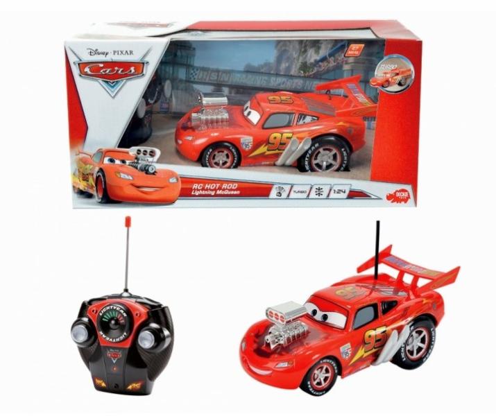 Dickie Toys Disney Cars - RC Fulger McQueen Hot Rod (203089547) (Jucarie cu  telecomanda, masina RC) - Preturi