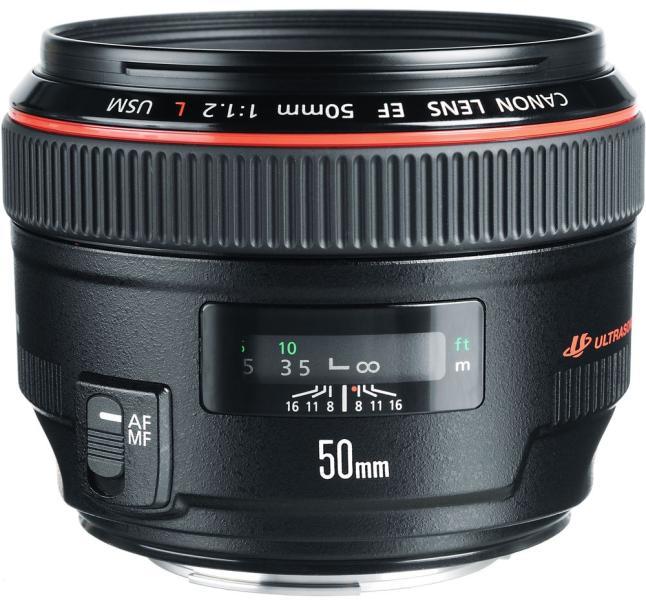 Canon EF 50mm f/1.2L USM (AC1257B005AA) fényképezőgép objektív vásárlás,  olcsó Canon EF 50mm f/1.2L USM (AC1257B005AA) fényképező objektív árak,  akciók