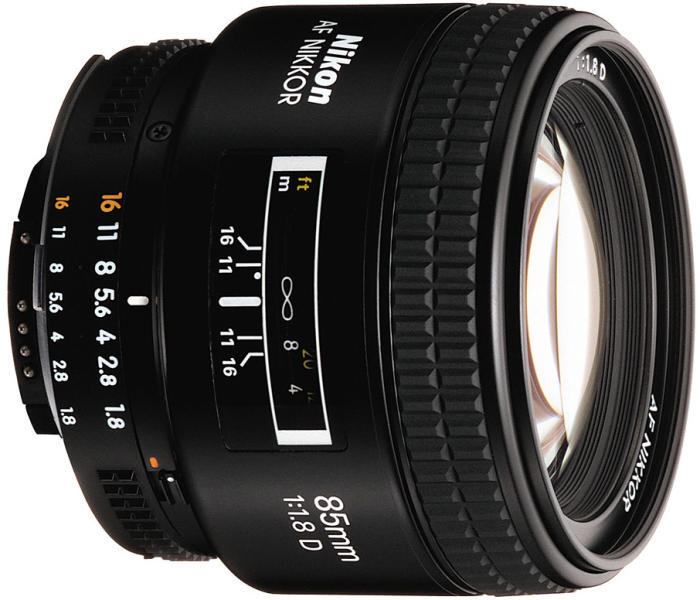 Nikon AF 85mm f/1.8D (JAA328D) (Obiectiv aparat foto) - Preturi