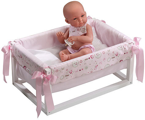 Vásárlás: Llorens Újszülött baba bölcsővel - 35 cm Játékbaba árak  összehasonlítása, Újszülött baba bölcsővel 35 cm boltok