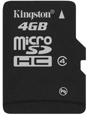 Vásárlás: Kingston microSDHC 4GB Class 4 SDC4/4GB, eladó Memóriakártya,  olcsó memory card árak