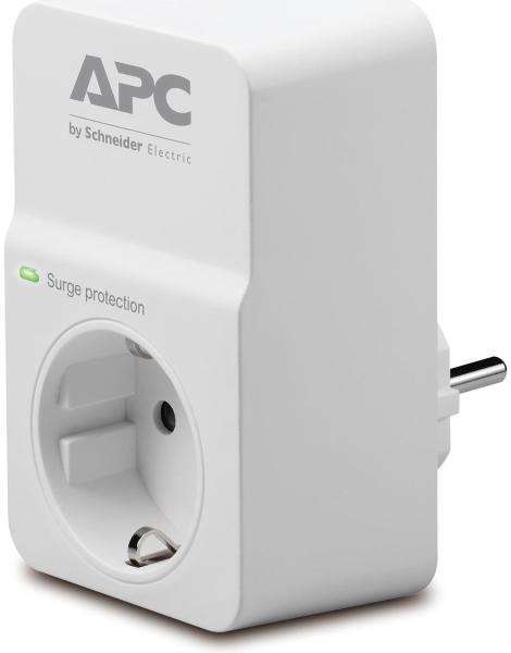 APC Essential SurgeArrest 1 Plug Adapter (PM1W-GR) Разклонители със защита  Цени, оферти и мнения, списък с магазини, евтино APC Essential SurgeArrest  1 Plug Adapter (PM1W-GR)