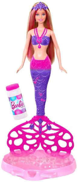 Mattel Barbie: Bubble-tastic Mermaid - Sirena Barbie si baloanele de sapun  (CFF49) (Papusa Barbie) - Preturi