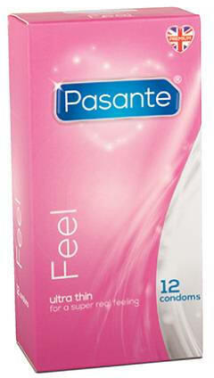 Pasante Healthcare Ltd Pasante Sensibil Prezervative Subtiri - 12 bucati ( Prezervativ) - Preturi
