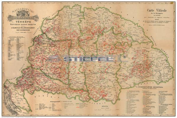 Vásárlás: Stiefel Régi Magyarország 1876 borászati térkép könyöklő  Könyökalátét árak összehasonlítása,  RégiMagyarország1876borászatitérképkönyöklő boltok