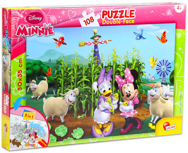 Vásárlás: Lisciani Minnie egér 108 db-os színezhető puzzle (0047970) Puzzle  árak összehasonlítása, Minnie egér 108 db os színezhető puzzle 0047970  boltok