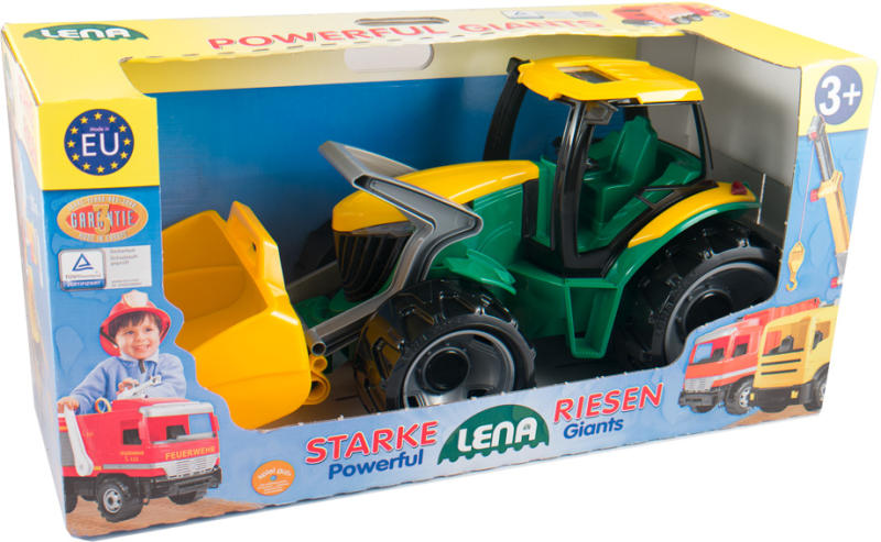 Nagy markolós traktor dobozban 62cm (02057)