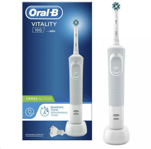 Oral-B Vitality 100 Cross Action elektromos fogkefe vásárlás, olcsó Oral-B  Vitality 100 Cross Action elektromos fogkefe árak, akciók