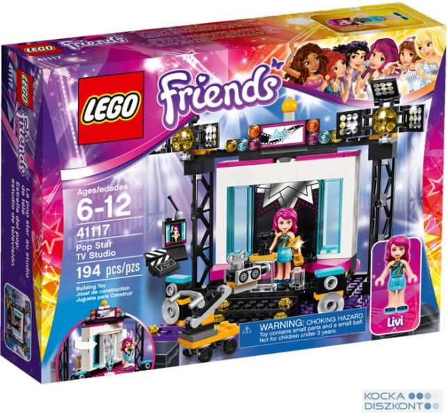 Vásárlás: LEGO® Friends - Popsztár TV stúdió (41117) LEGO árak  összehasonlítása, Friends Popsztár TV stúdió 41117 boltok