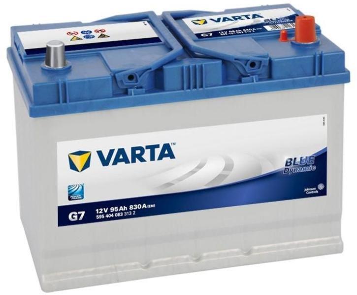 VARTA G7 Blue Dynamic 95Ah EN 830A right+ Asia (595 404 083) vásárlás, Autó  akkumulátor bolt árak, akciók, autóakku árösszehasonlító